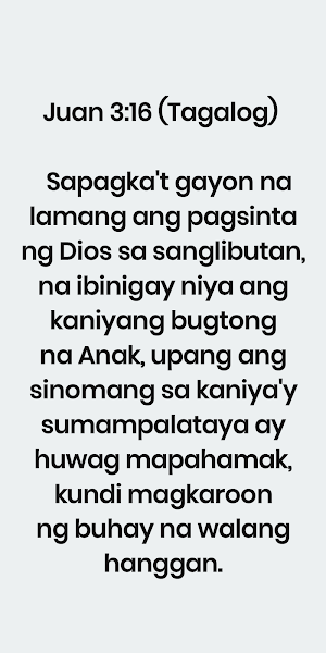 Tagalog English Bible Offline Screenshot 0