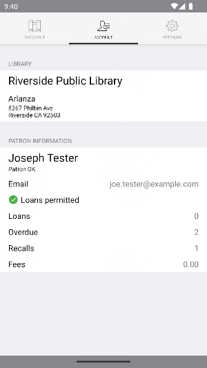 RPL Self-Check Out Screenshot 3