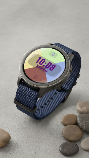 Color Segments Watch Face Screenshot 2