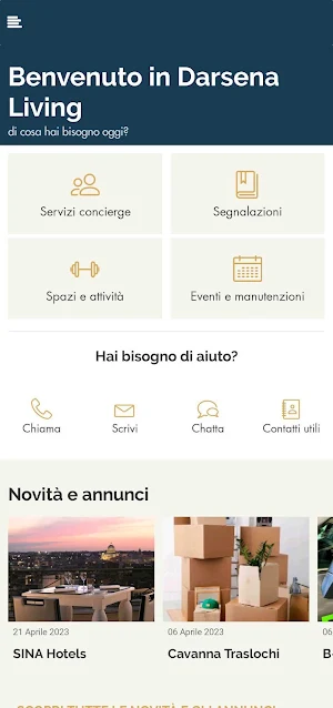 Darsena Living Concierge Screenshot 2