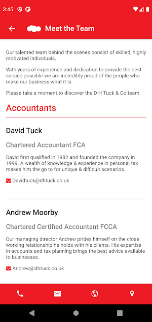 D H Tuck & Co Screenshot 2