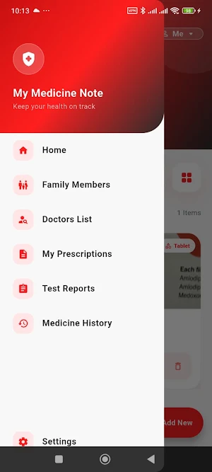 Medi Reminder Screenshot 1