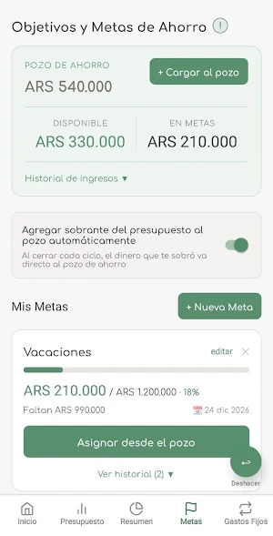 Clarify: Finanzas personales Screenshot 3