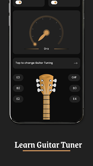 Learn Guitar Tuner & chords Screenshot 2