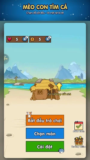 Mèo Con Tìm Cá Screenshot 0