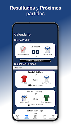 Info GV San José - Fan App Screenshot 2