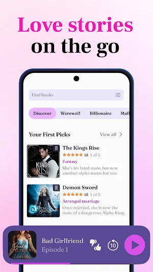 LoveNovel: Romance Audiobooks Screenshot 2