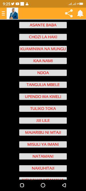 AMBWENE OBADIA MWASONGWE SONGS Screenshot 1