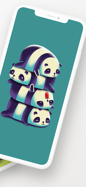 Cute panda wallpapers hd Screenshot 1