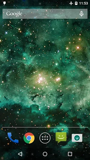Galaxy Nebula Live WP Screenshot 2