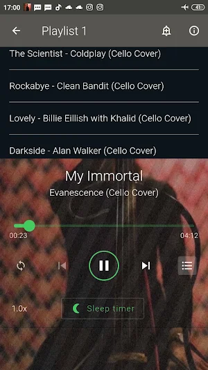 Cello Cover 01 Screenshot 2