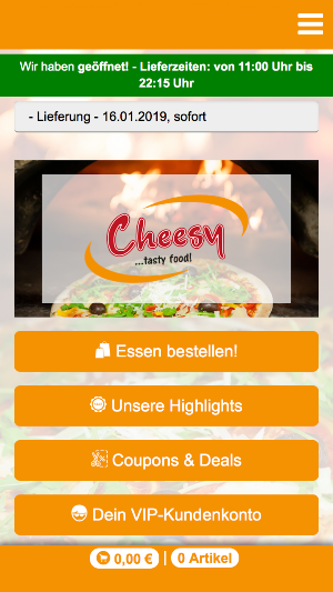 Cheesy Pizza Screenshot 0