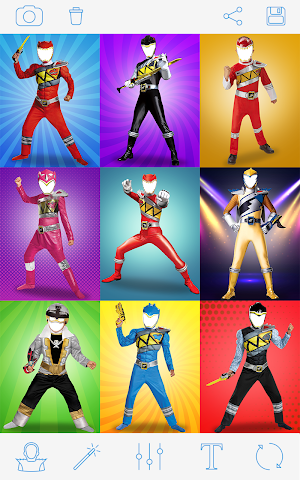 Rangers Costume Photo Montage Screenshot 0