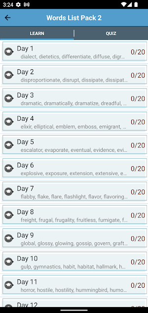 6000 TOEFL Vocabulary Screenshot 1