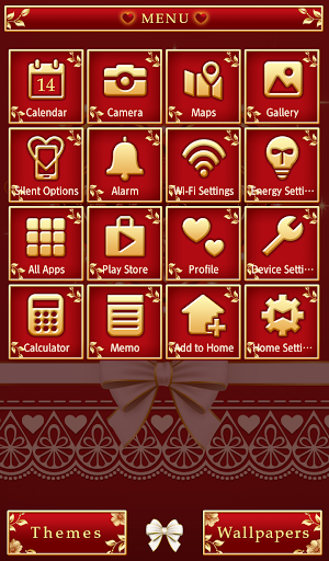 Gorgeous Red Theme Screenshot 1
