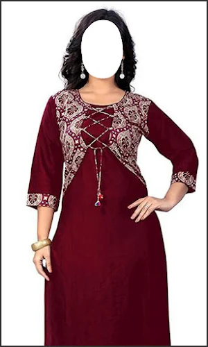 Women Jacket Kurtis Frames Screenshot 1