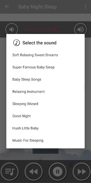 Baby Sleeping Sounds : Bedtime Lullabies Screenshot 1
