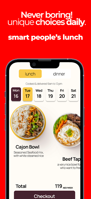 funch. Smart People's Lunch Screenshot 2