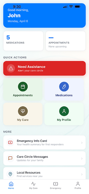 My Life Simplified: Caregiver Screenshot 3