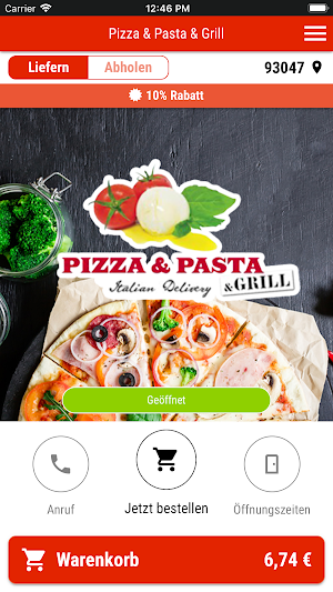 Pizza & Pasta Regensburg Screenshot 0