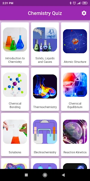 Chemistry Quiz Screenshot 0