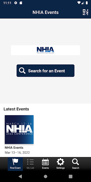 NHIA Events Screenshot 0