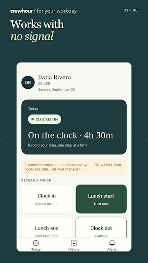CrewHour: Time & Attendance Screenshot 0