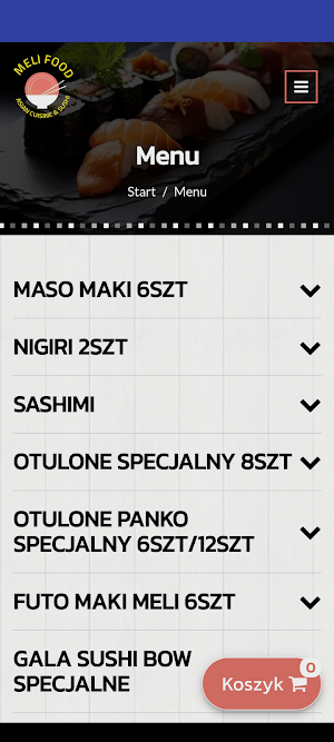 Meli Food & Sushi Warsaw Screenshot 0