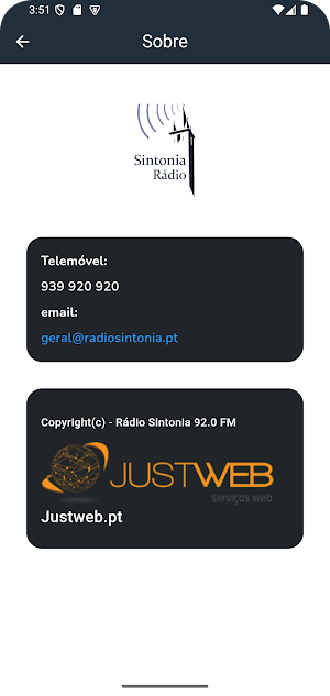 Rádio Sintonia 92.0 FM Screenshot 1