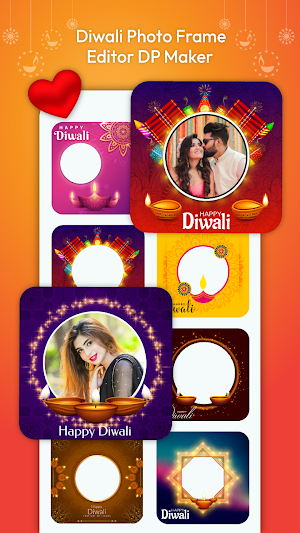 Diwali Photo Frames Card Maker Screenshot 1