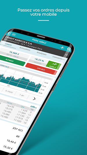CA Bourse Screenshot 1