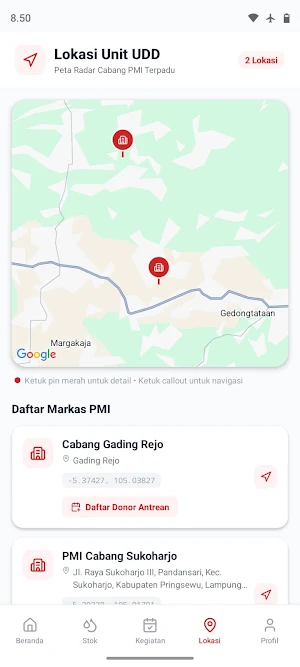 PMI Pringsewu Go Screenshot 1