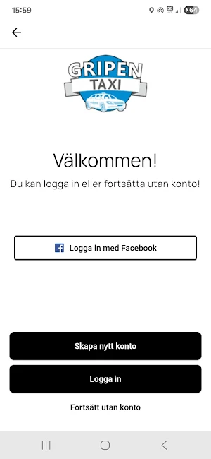 Gripen Taxi i Linköping Screenshot 0