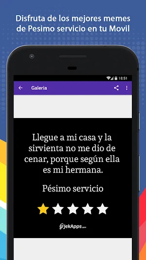Pesimo Servicio Meme Screenshot 0
