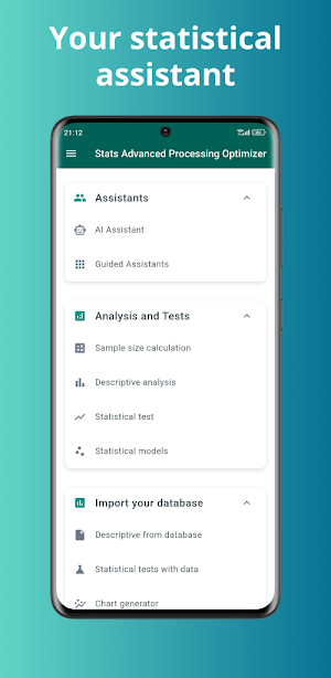 SAPO: AI Statistical assistant Screenshot 0