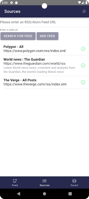Just RSS - OSS RSS Reader Screenshot 3
