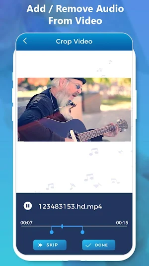 Add Remove Audio From Video : Audio Video Mixer Screenshot 0