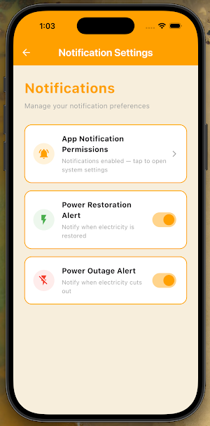 Electricity Tracker App Screenshot 3