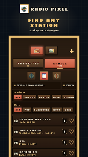 Radio Pixel: Pixel Art Radio Screenshot 1
