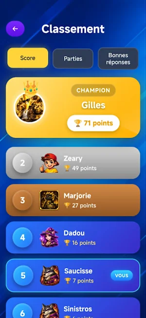 Quiz Clash : Culture Générale Screenshot 3