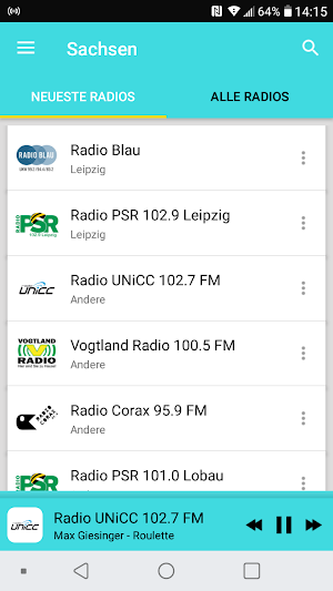 Radio Sachsen Screenshot 1