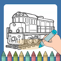 Train Coloring Book