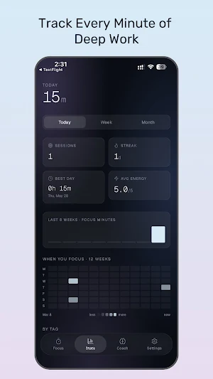 FocusFlow: Deep Work Timer Screenshot 1