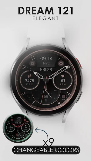 Dream 121 analog watch face Screenshot 2