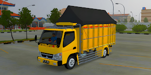 Mod Bussid Truk Canter Screenshot 1