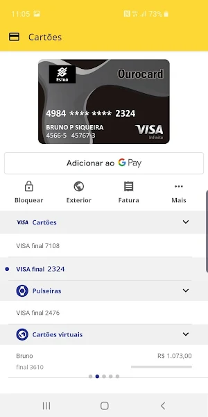 Ourocard Screenshot 2