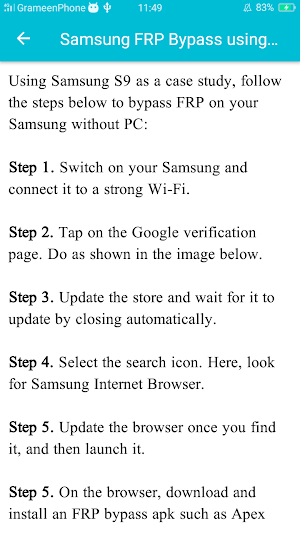 Unlock Android FRP Guide Screenshot 3