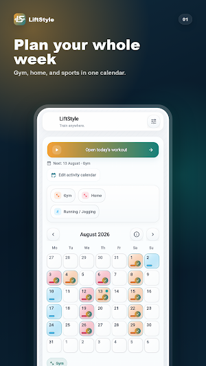 LiftStyle: Workout Planner Screenshot 0