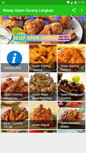 Resep Ayam Goreng Lengkap Screenshot 1