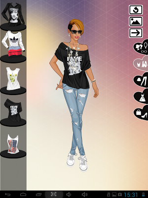 ★★★Rihanna Dress up game Screenshot 3